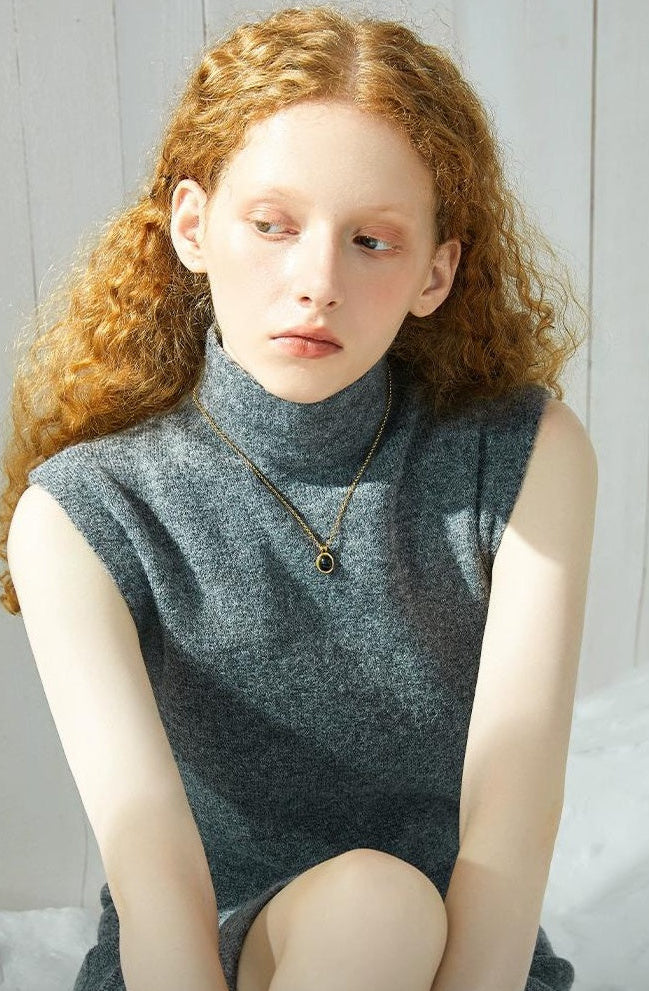 LAYERED ONYX COLLARDONE NECKLACE