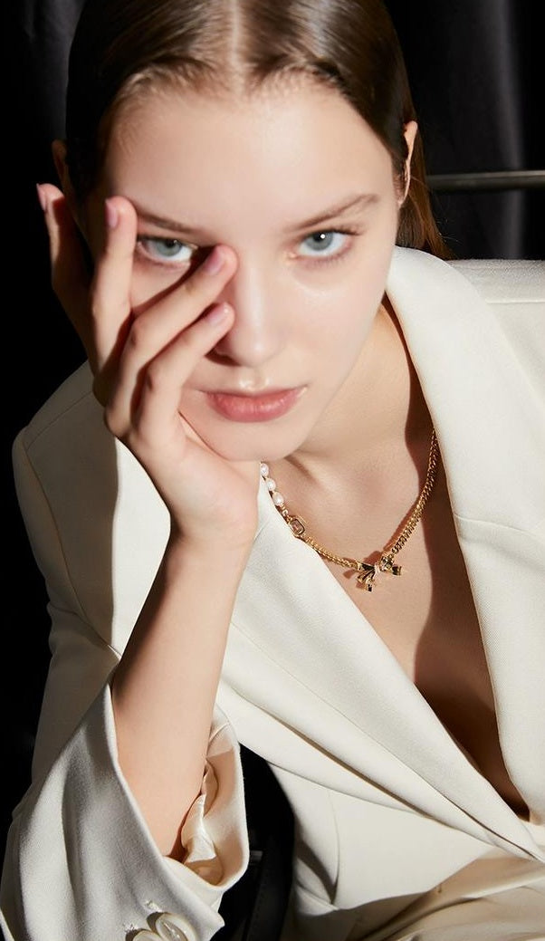 CHIC PEARL COLLAR NECKLACE