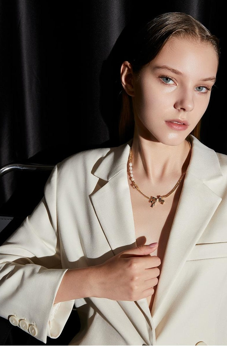 CHIC PEARL COLLAR NECKLACE