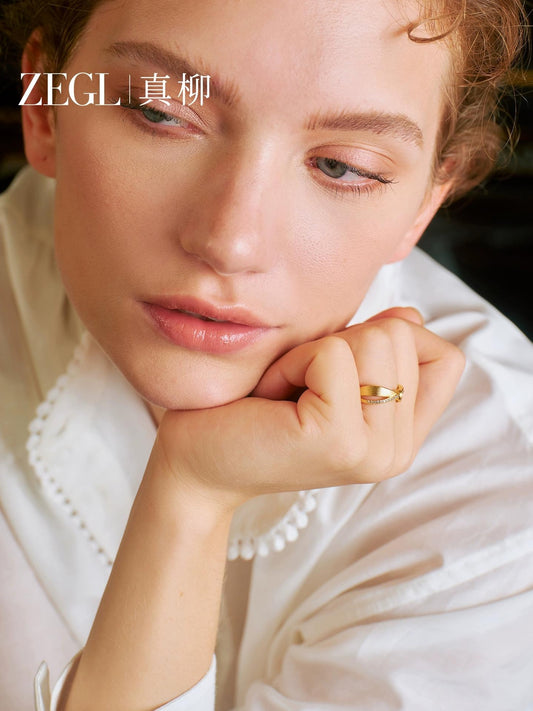 GOLD BOW RING FOR WOMEN【重複】