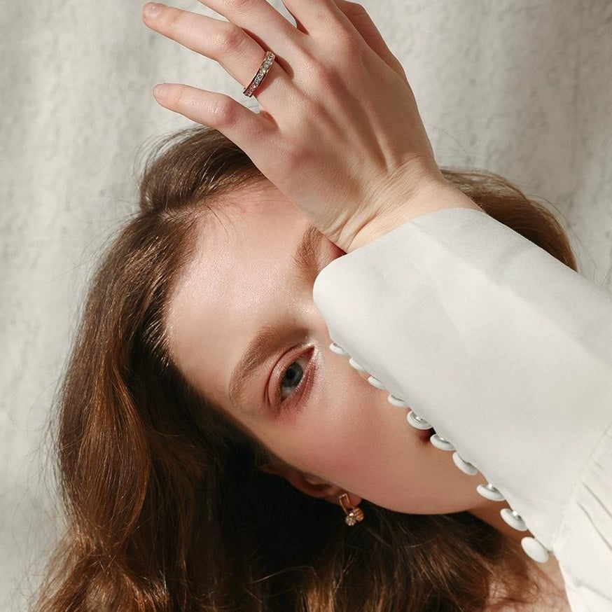 ROSE GOLD TITANIUM RING