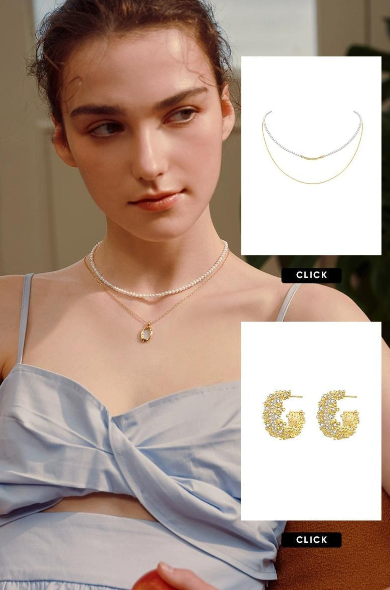 LUXURY PEARL STACKING NECKLACE