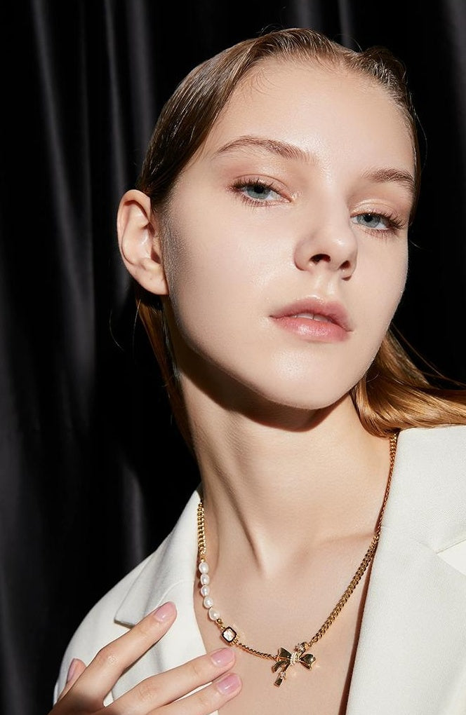 CHIC PEARL COLLAR NECKLACE