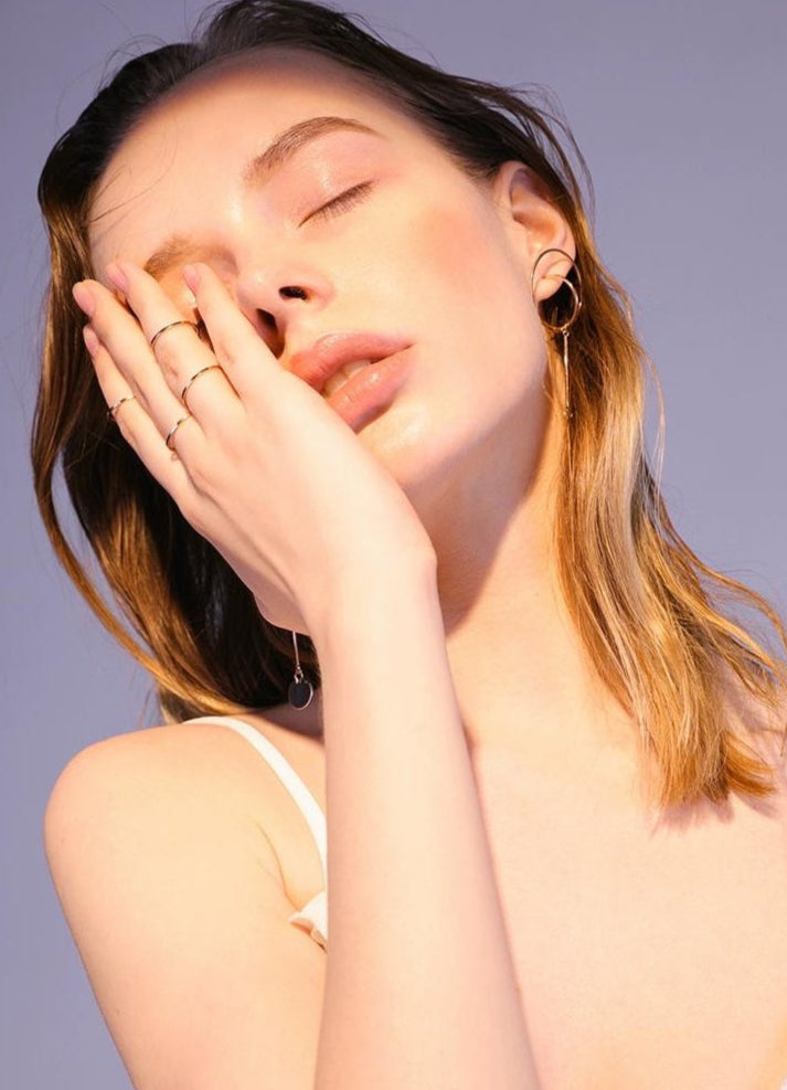 ROSE GOLD STACKING RING SET