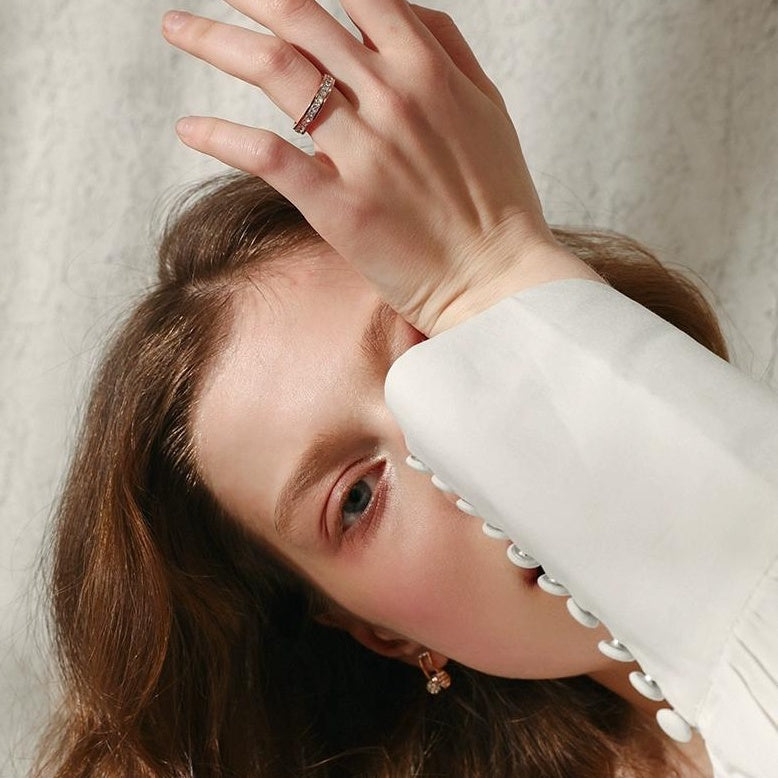 ROSE GOLD TITANIUM RING