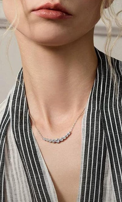 ELEGANT ZIRCONIA COLLARBONE NECKLACE