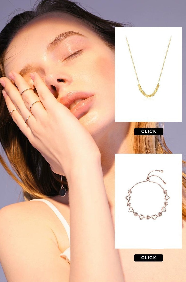 ROSE GOLD STACKING RING SET