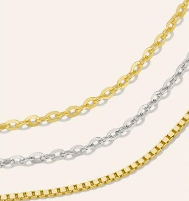 ELEGANCE 925 SILVER CHAIN NECKLACE