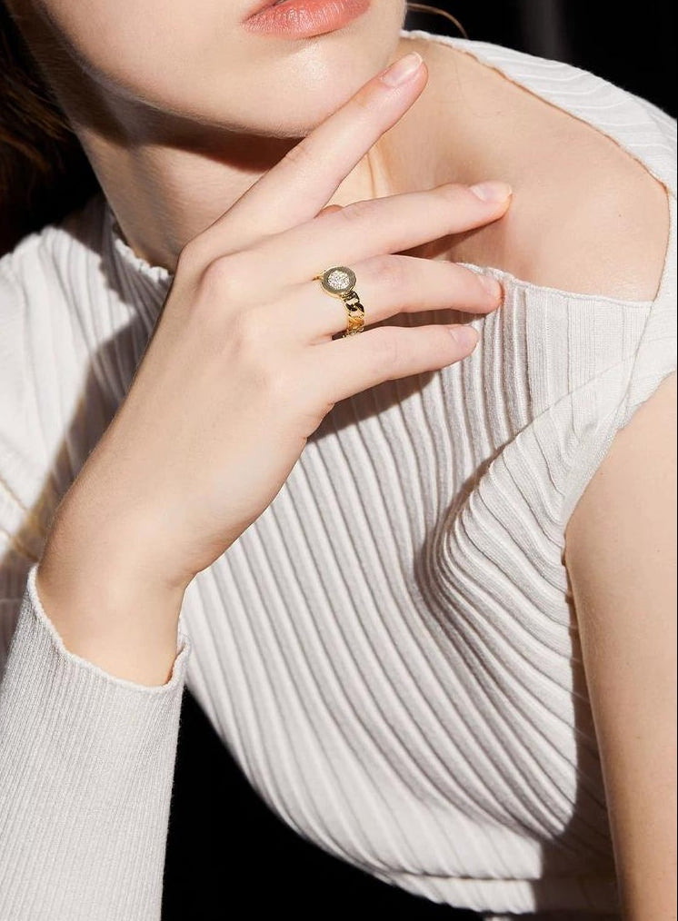 RETRO ROUND RING JEWELRY