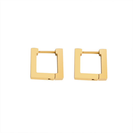ELE GOLD SQUARE PIERCE