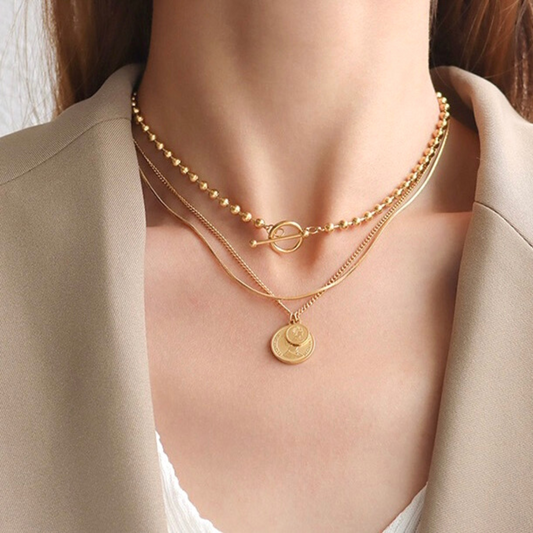 ELE NECKLACE SET (2-piece set)