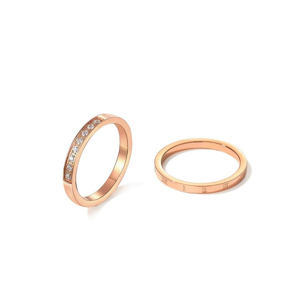 ROMA & ZIRCONIA RING SET