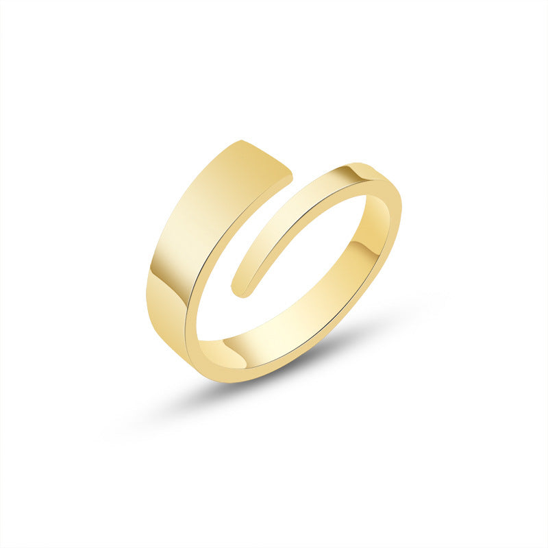 2,980-］GOLD OPENCUT RING – VALEGIO