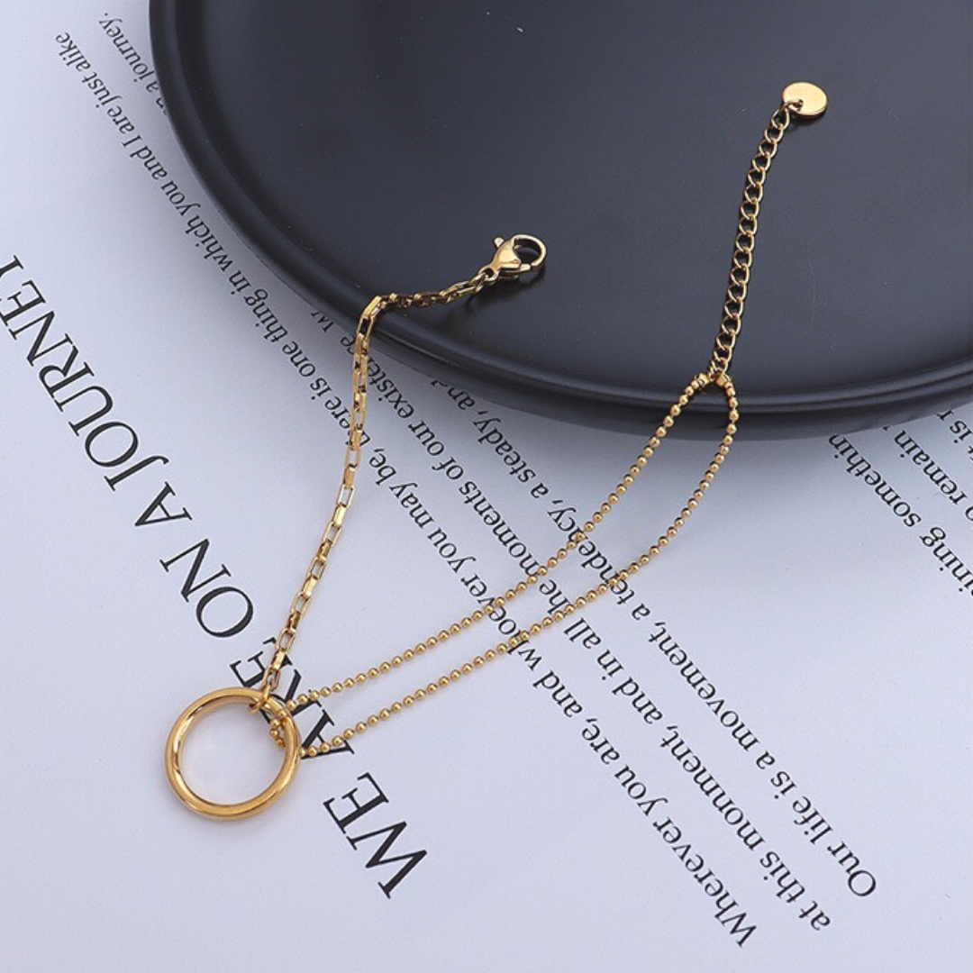 ELE RING CHAIN BRACELET(全2色)