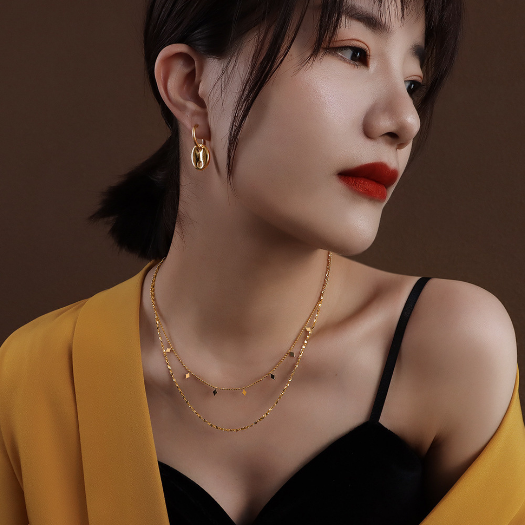 ELE LAYER NECKLACE(全2色)