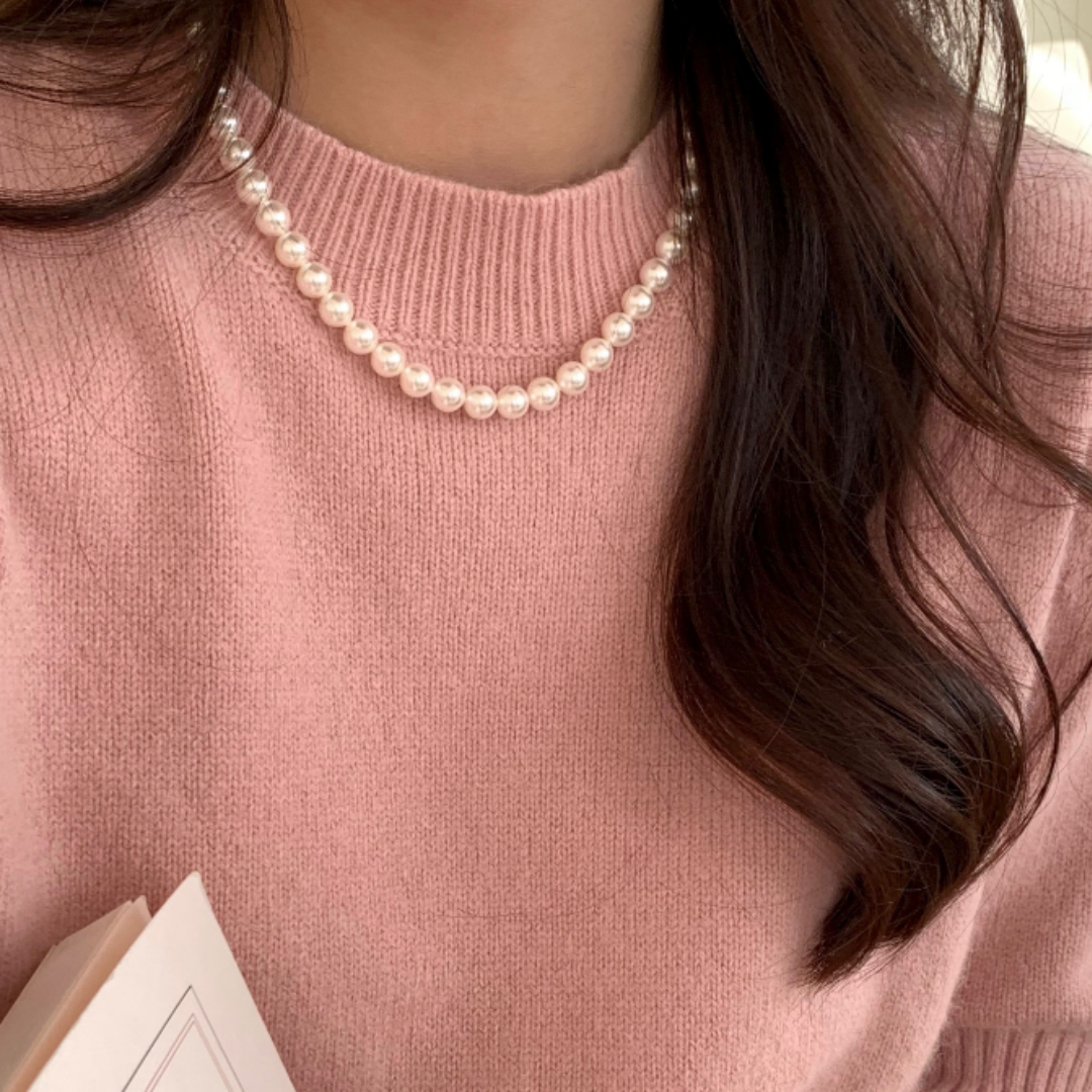 【Calma】14K PEARL NECKLACE(Gold)