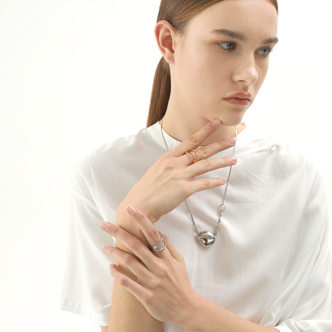 【La shiku】LAYER RING(全2色)