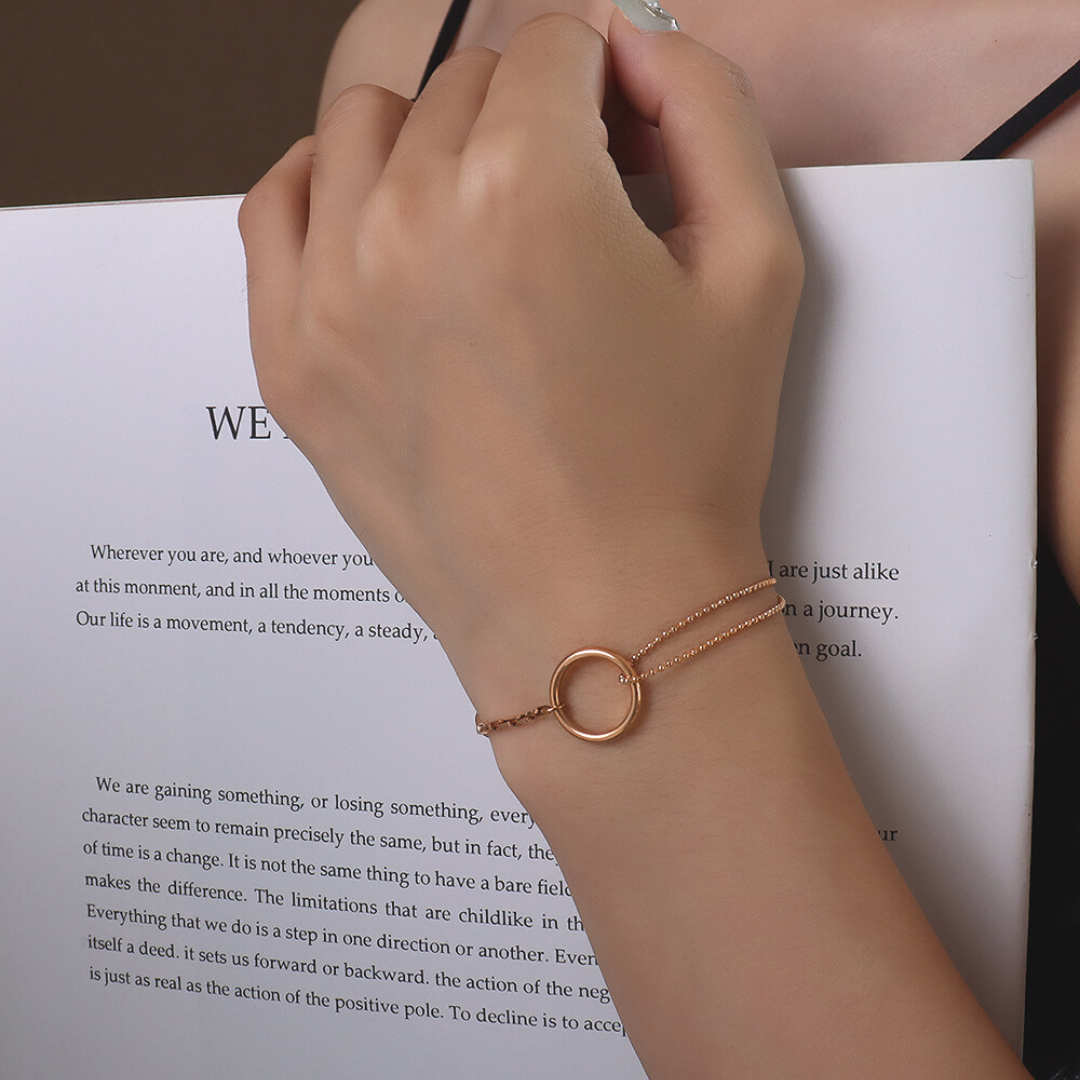 ELE RING CHAIN BRACELET(全2色)