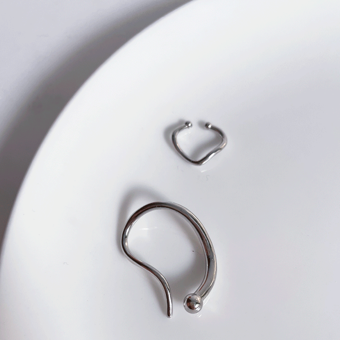 【ieri】DESIGN EARCUFF SET(2点セット)