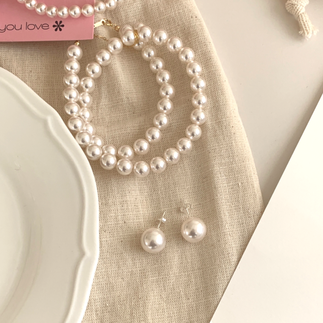 【Calma】14K PEARL NECKLACE(Gold)