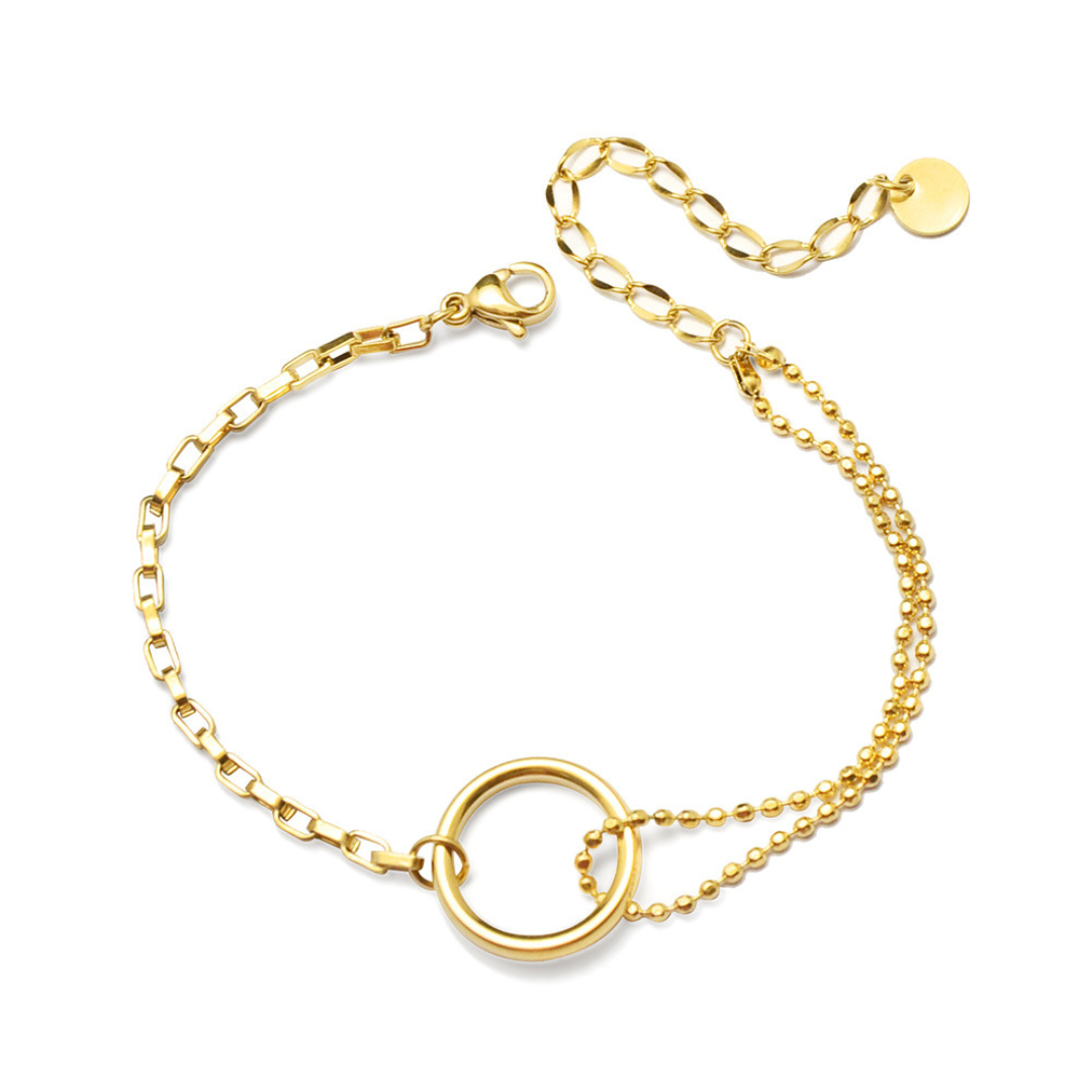 ELE RING CHAIN BRACELET(全2色)