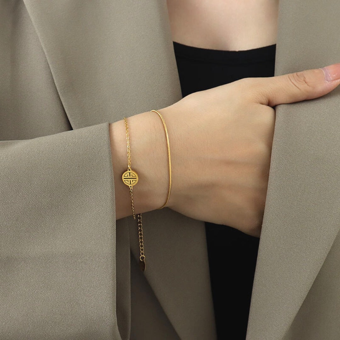 ELE SYMBOL BRACELET(全3色)