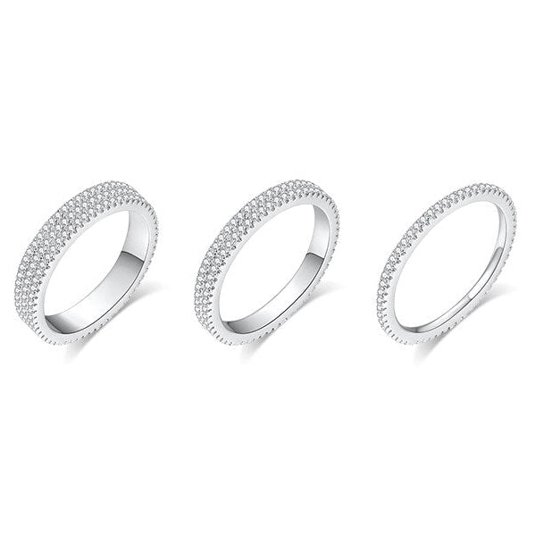 WILLOW SILVER PIGMENT RING