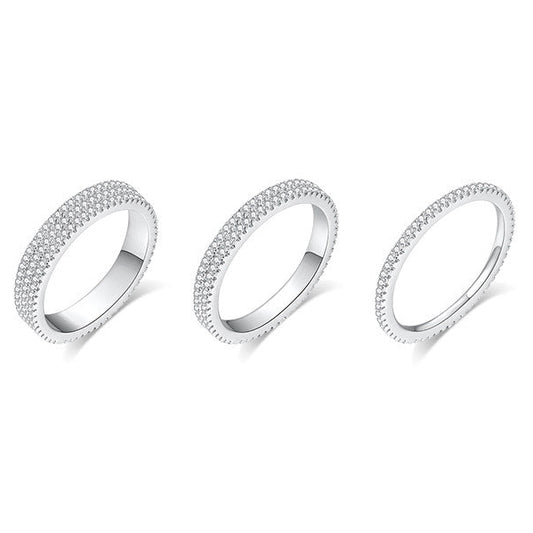 WILLOW SILVER PIGMENT RING