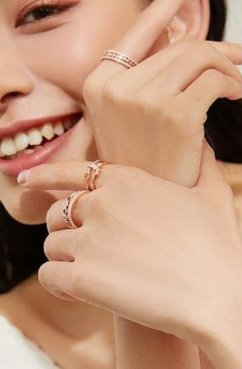 BEEHIVE SERIES COUPLE'S RING