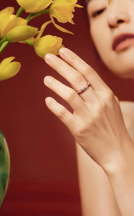 ROSE GOLD TITANIUM RING