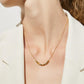 NICHE GOLD SQUARA NECKLACE