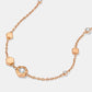 ROSE GOLD ZIRCONIA COLLARBONE NECKLACE