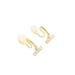 GOLD ZIRCONIA EARRING