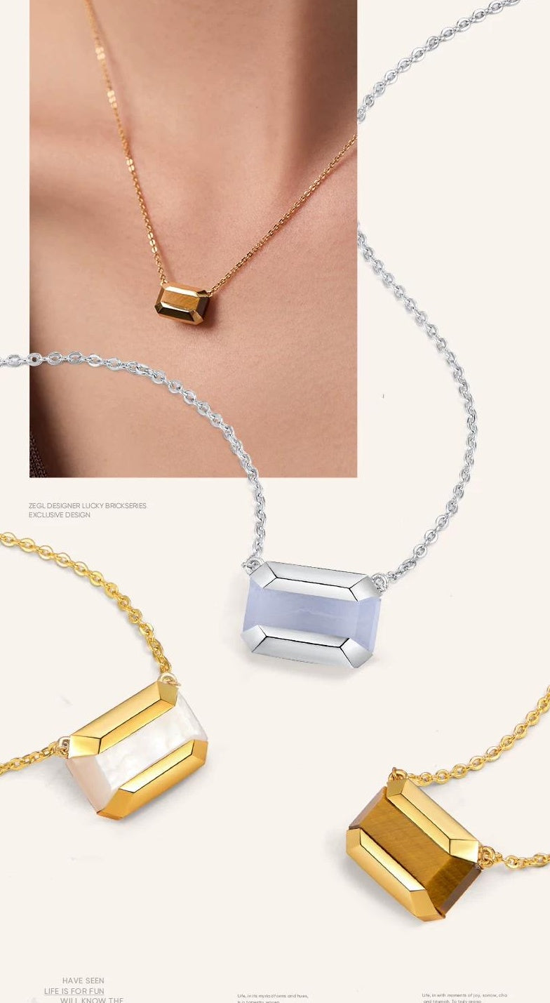 COLORFUL STONE NECKLACE