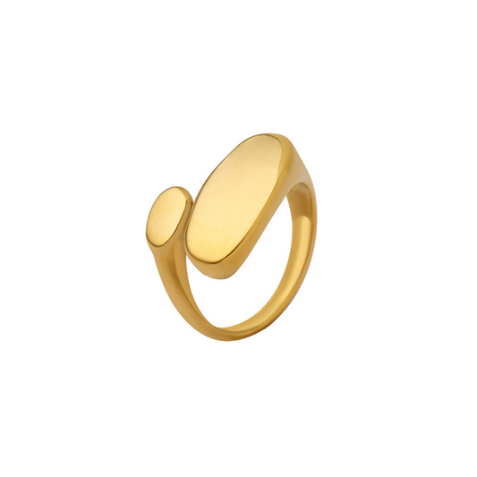 GOLD PLUMP RING