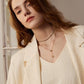 RETRO GOLD SNAKEBONE NECKLASE