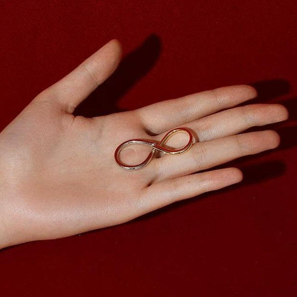 GEOMETRIC COUPLE RINGS SET
