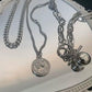 MINIMALIST LAYERED COIN NECKLACE