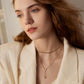 RETRO GOLD SNAKEBONE NECKLASE