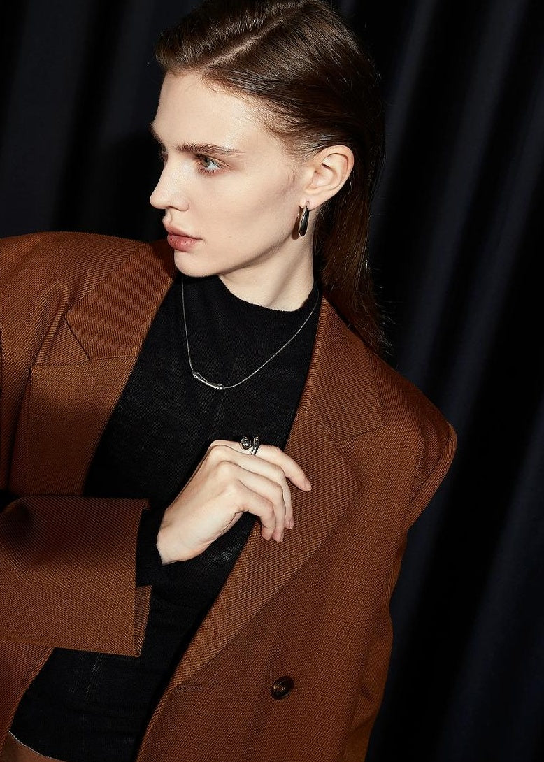 ELEGANT EGGPLANT NECKLACE