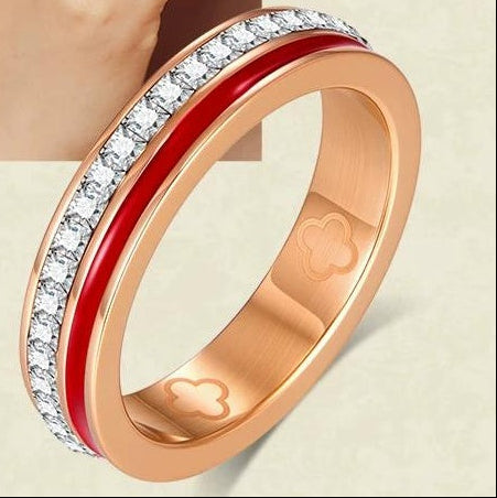 ROSE GOLD TITANIUM RING