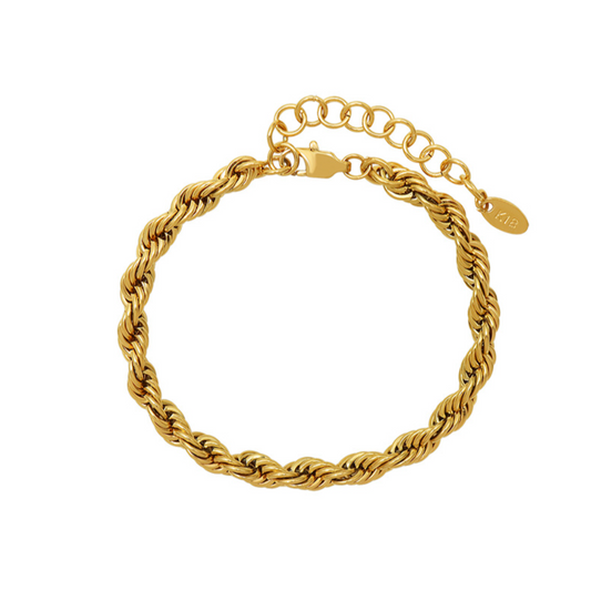 TWIST GOLD BRACELET　