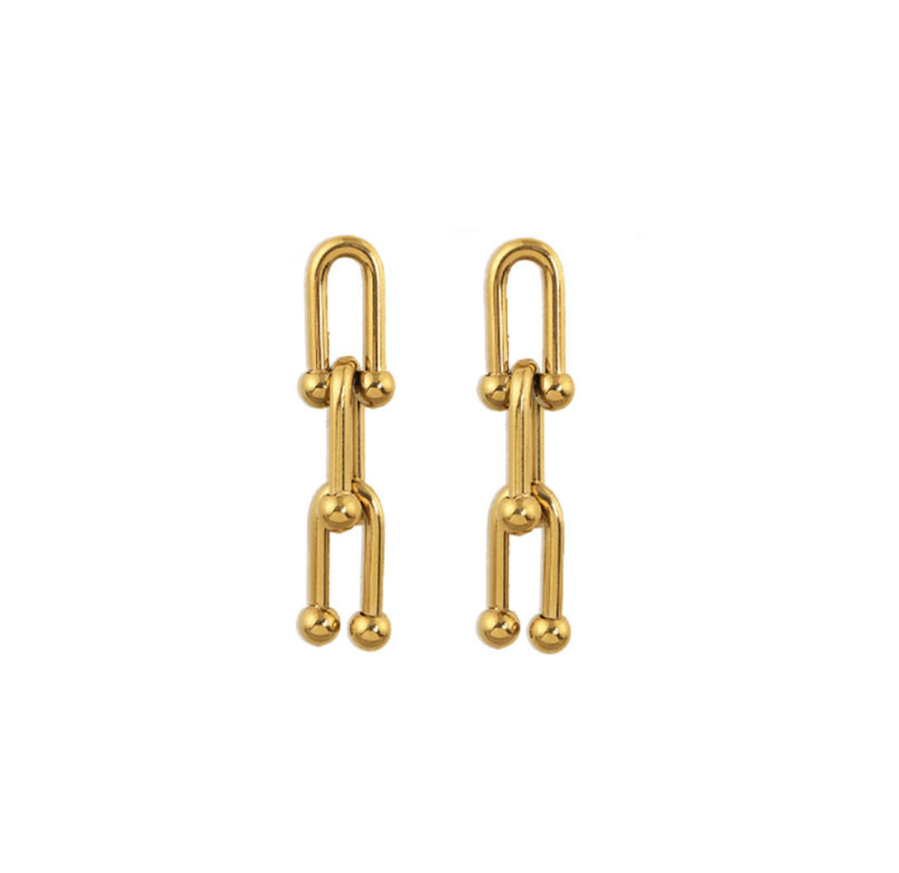 GOLD UNIT CHAIN ​​PIERCE