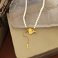 HEART PERAL NECKLACE