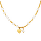 PERAL HEART NECKLACE