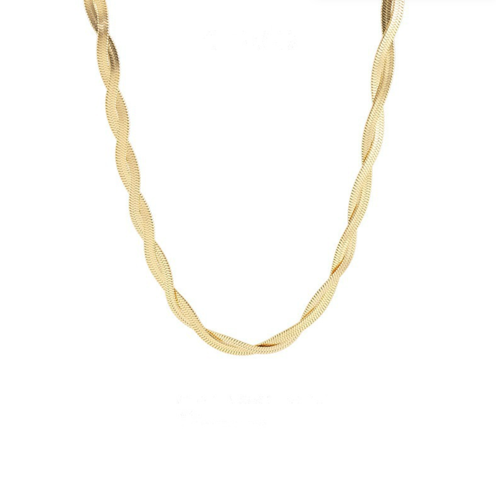 GOLD TWIST NECKLACE