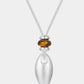 HERRINGBONE PENDANT NECKLACE
