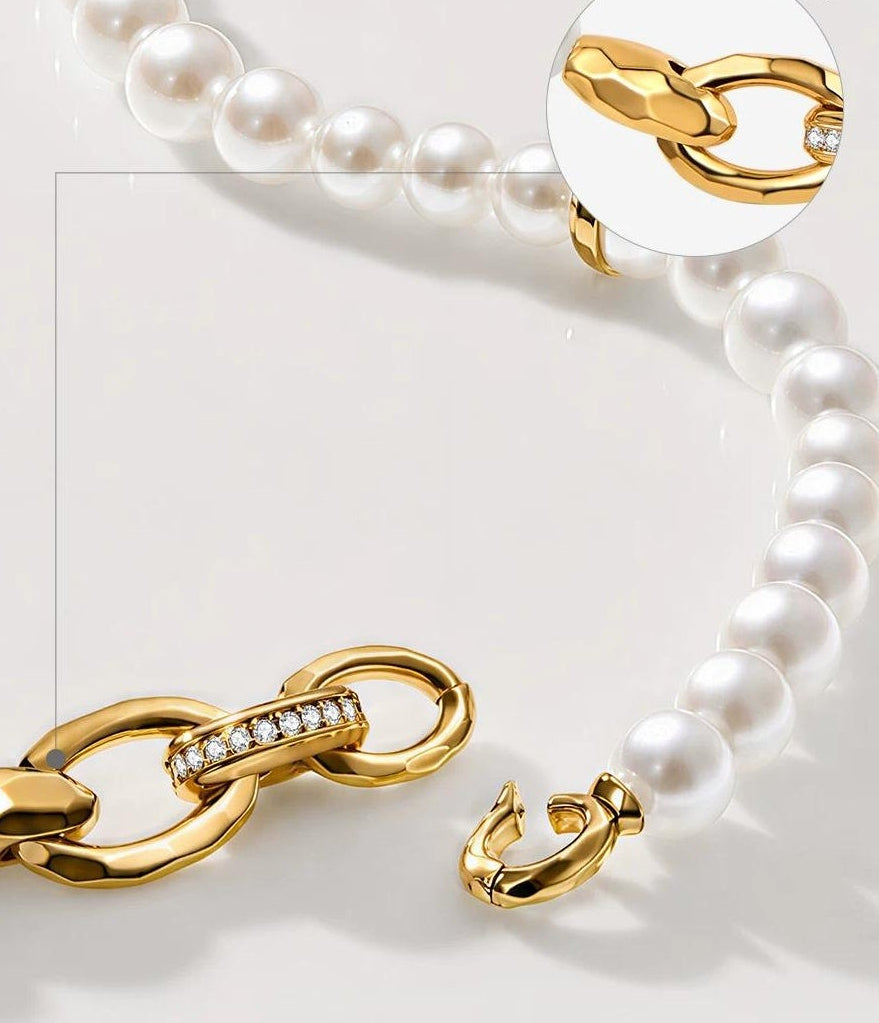 ELEGANT PEARL NECKLACE JEWELRY