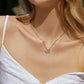 SILVER BUTTERFLY PENDANT NECKLACE