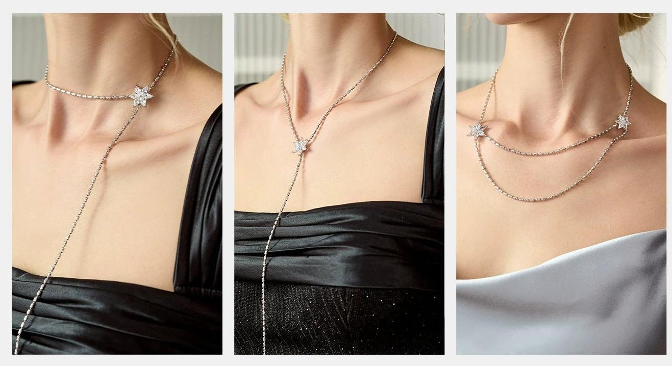 LUXURY SNOWFLAKE NECKLACE